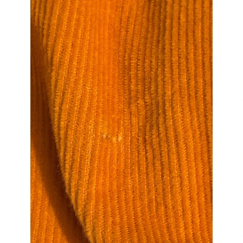 Hanna Andersson Girls Mustard Yellow Corduroy Tiered Dress 120cm US 6-7 Cotton